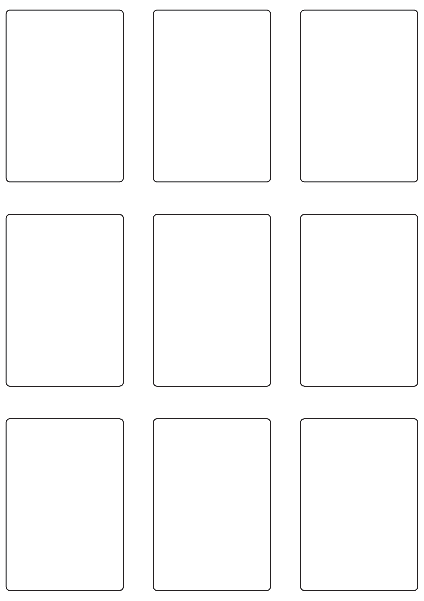 Rectangle labels 85mm x 58mm - Solid Colours Paper Labels