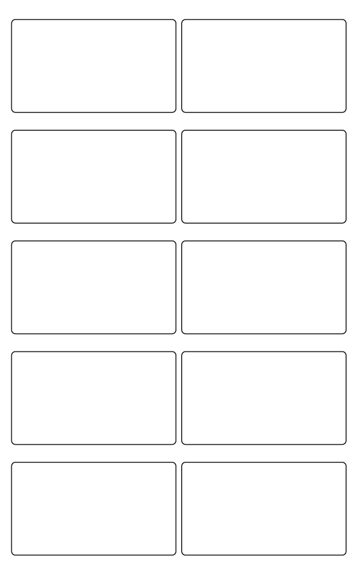 Rectangle labels 85mm x 48mm - Solid Colours Paper Labels