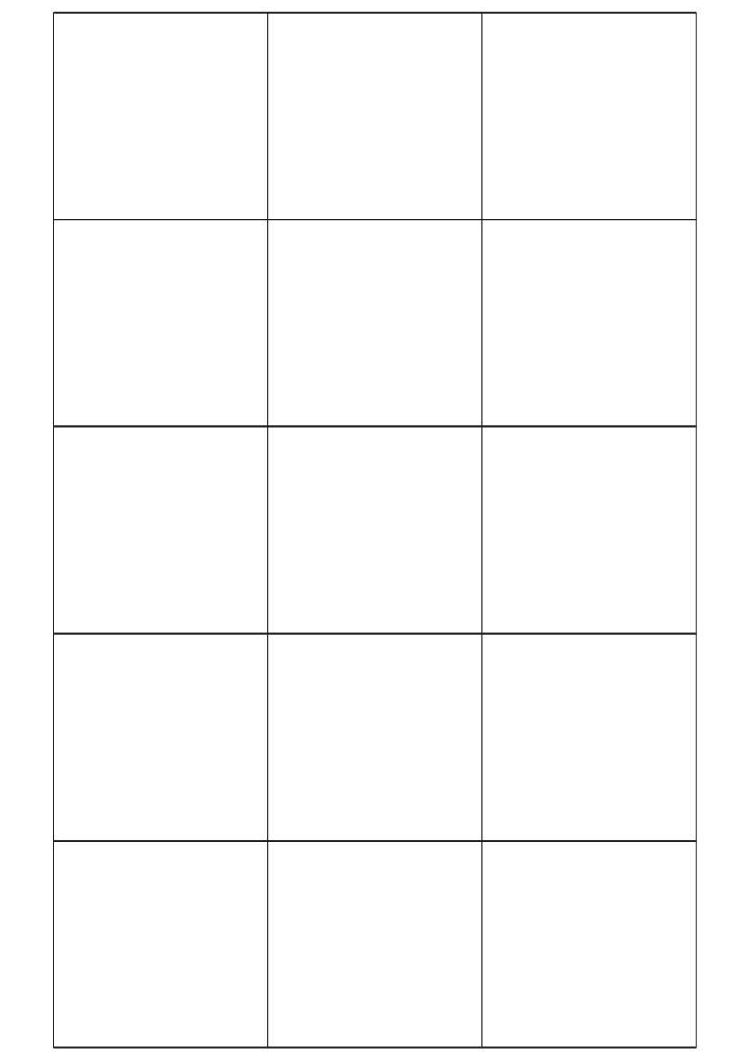 Rectangle labels 60mm x 58mm - Solid Colours Paper Labels