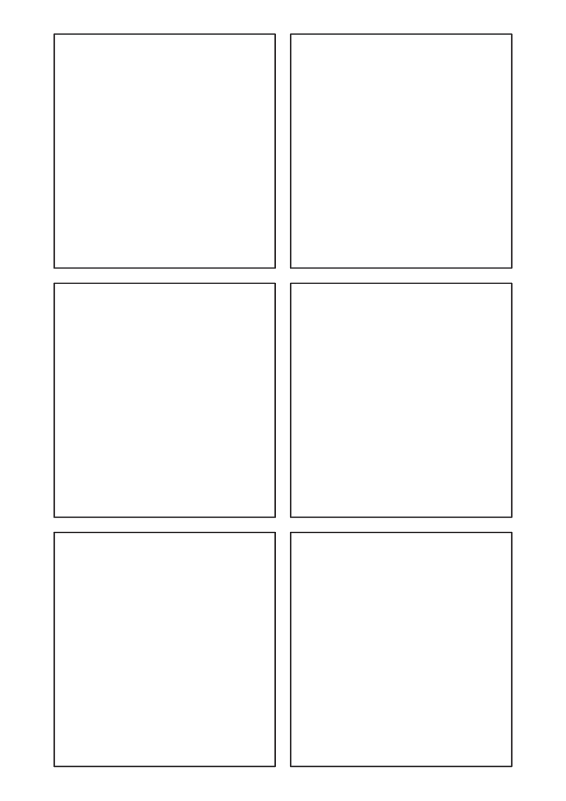 Rectangle labels 86.8mm x 82mm - Solid Colours Paper Labels