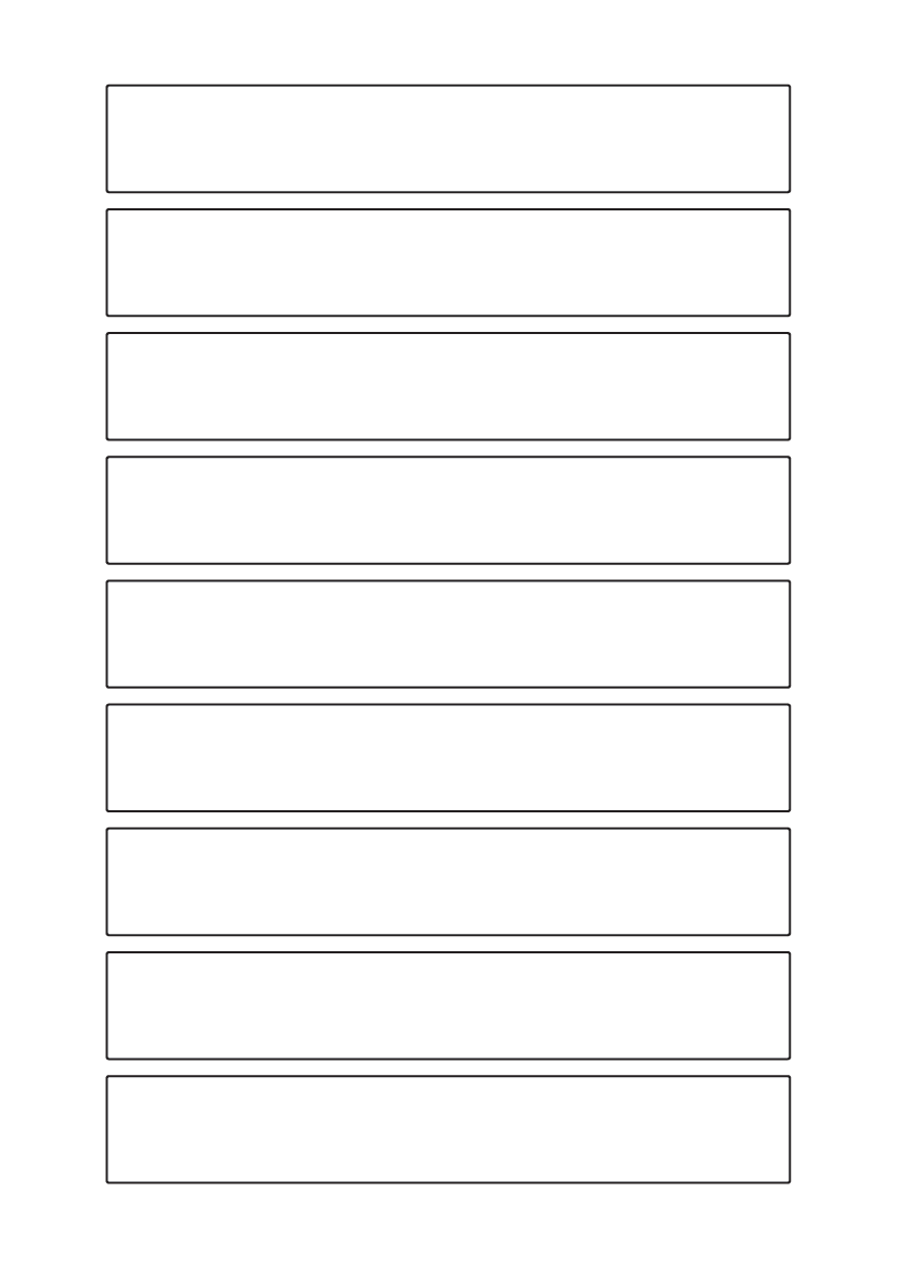 Rectangle labels 160mm x 25mm - White Paper Labels