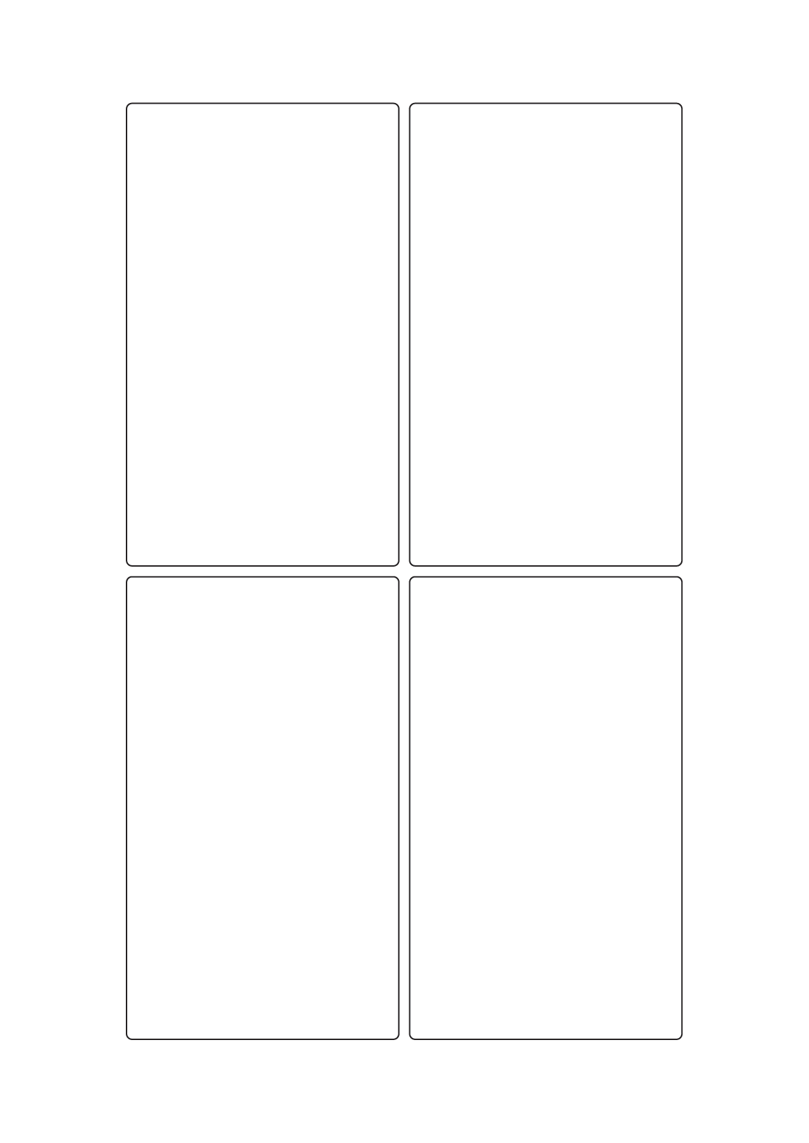 Rectangle labels 170mm x 100mm - White Paper Labels