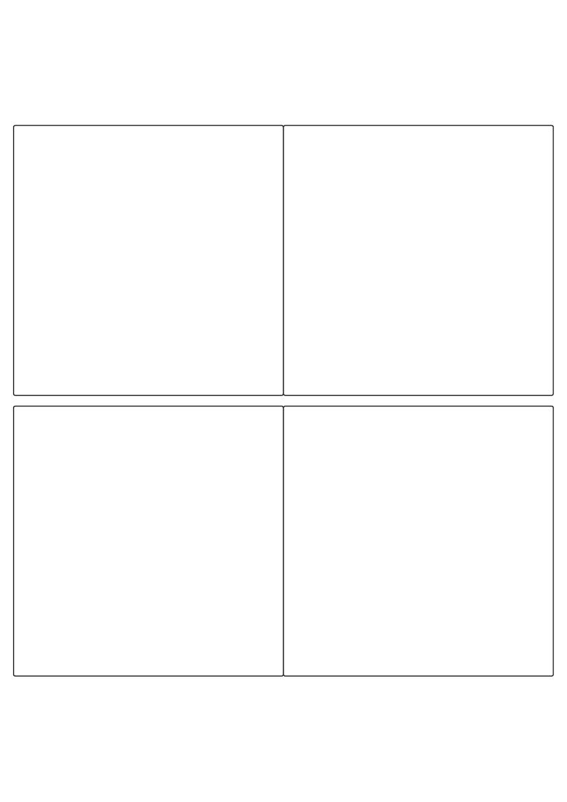 Rectangle labels 100mm x 100mm - White Paper Labels