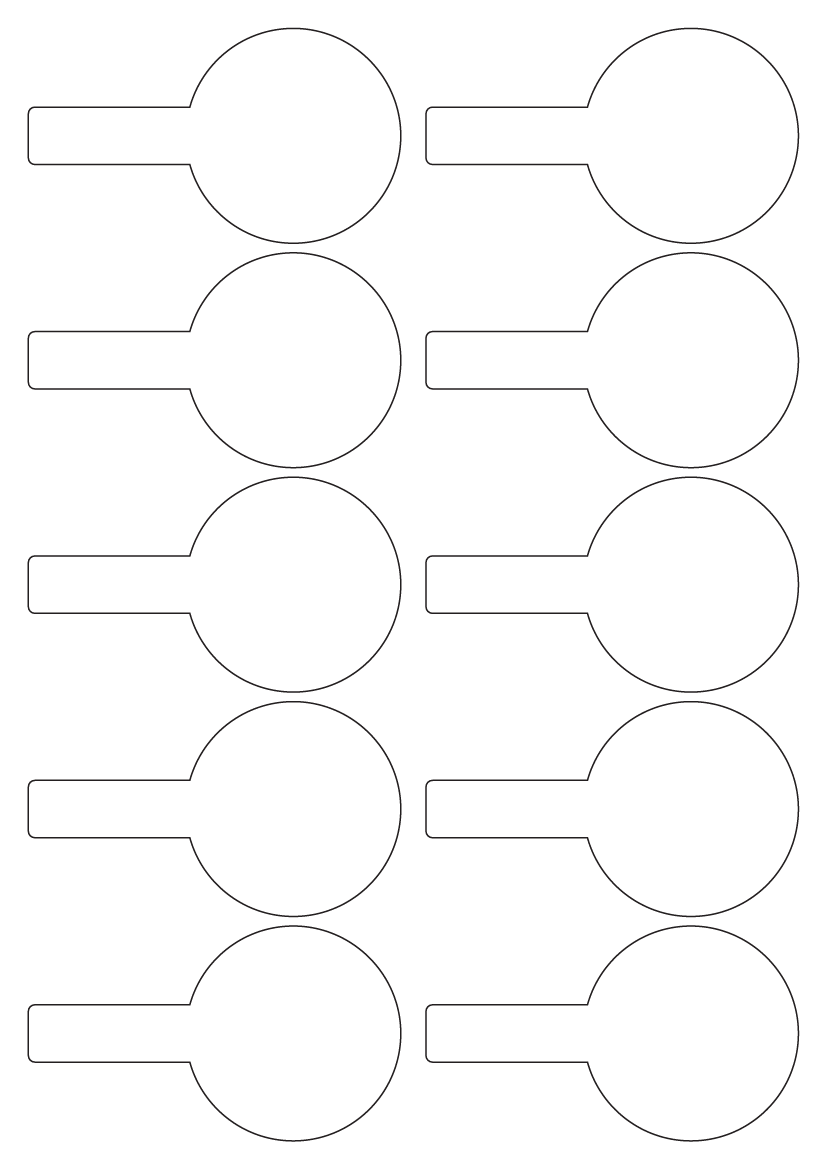 Bottle labels 94.592mm x 54.571mm - White Paper Labels