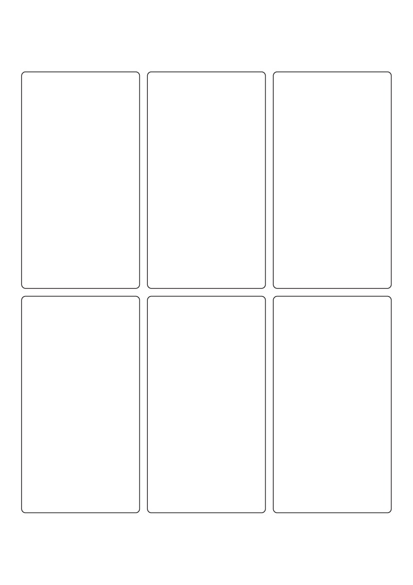 Rectangle labels 110mm x 60mm - White Paper Labels