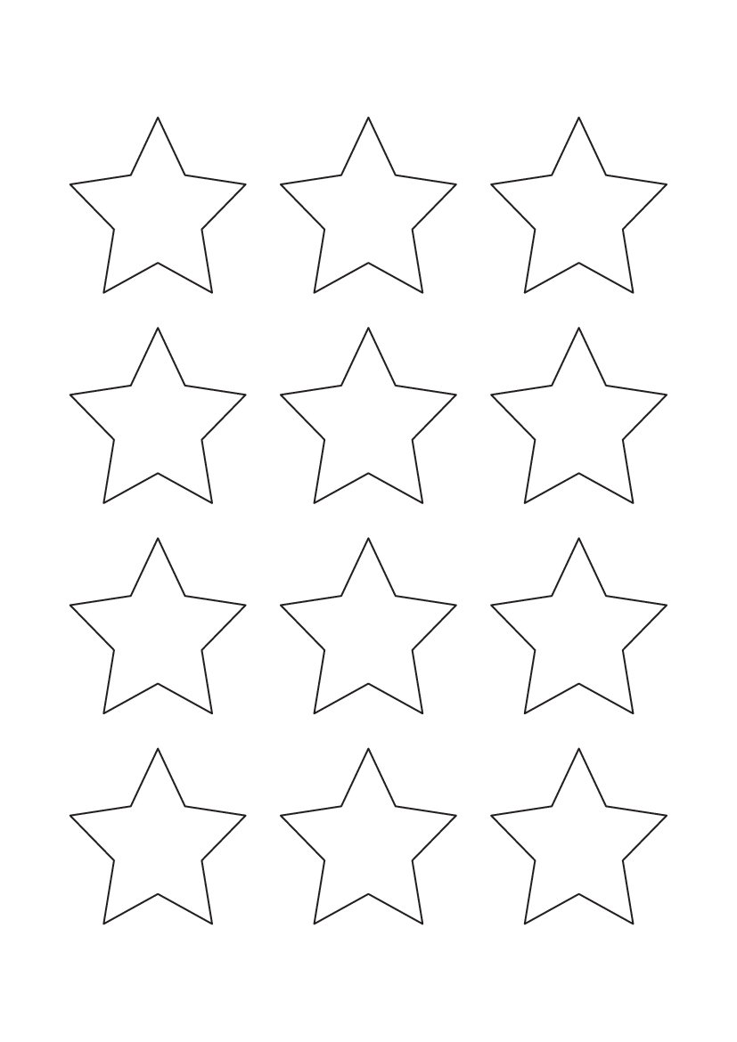 Star labels 50mm x 50mm - Speciality Paper Labels Star labels 50mm x 50mm - Speciality Paper Labels