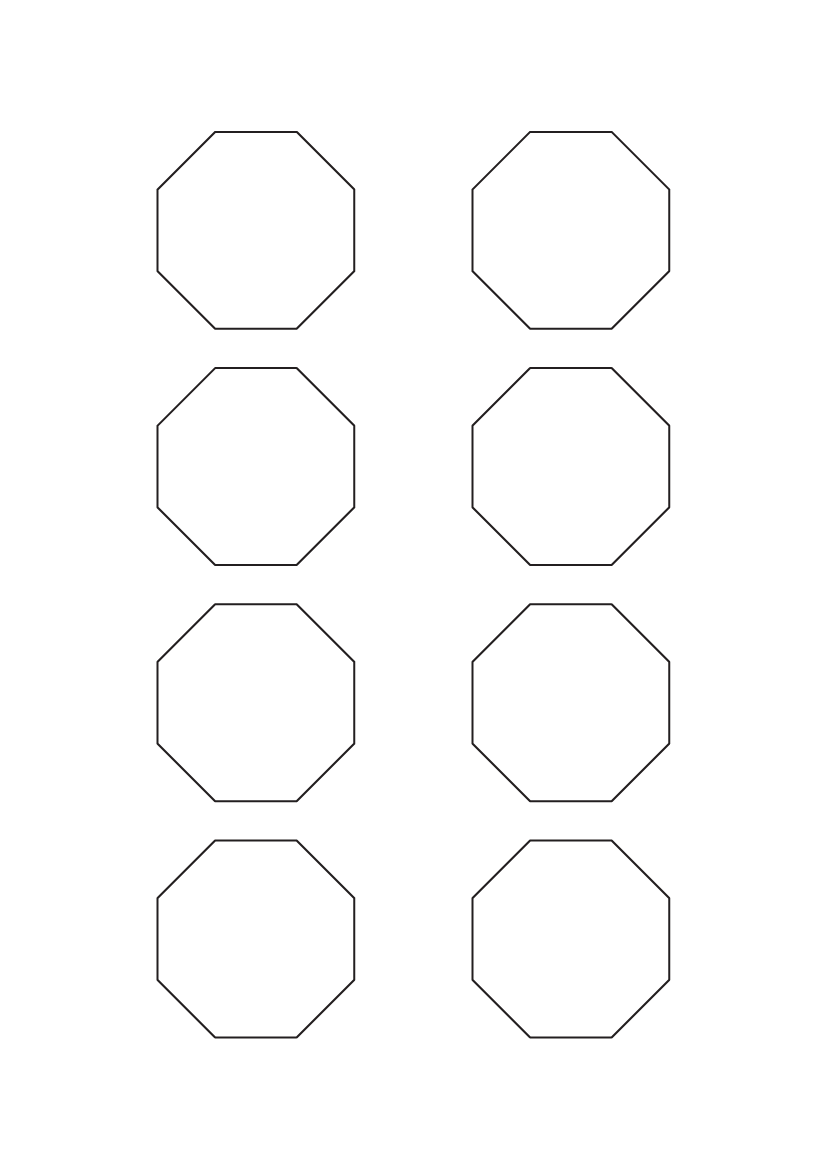 Octagon labels 50mm x 50mm - Speciality Paper Labels Octagon labels 50mm x 50mm - Speciality Paper Labels