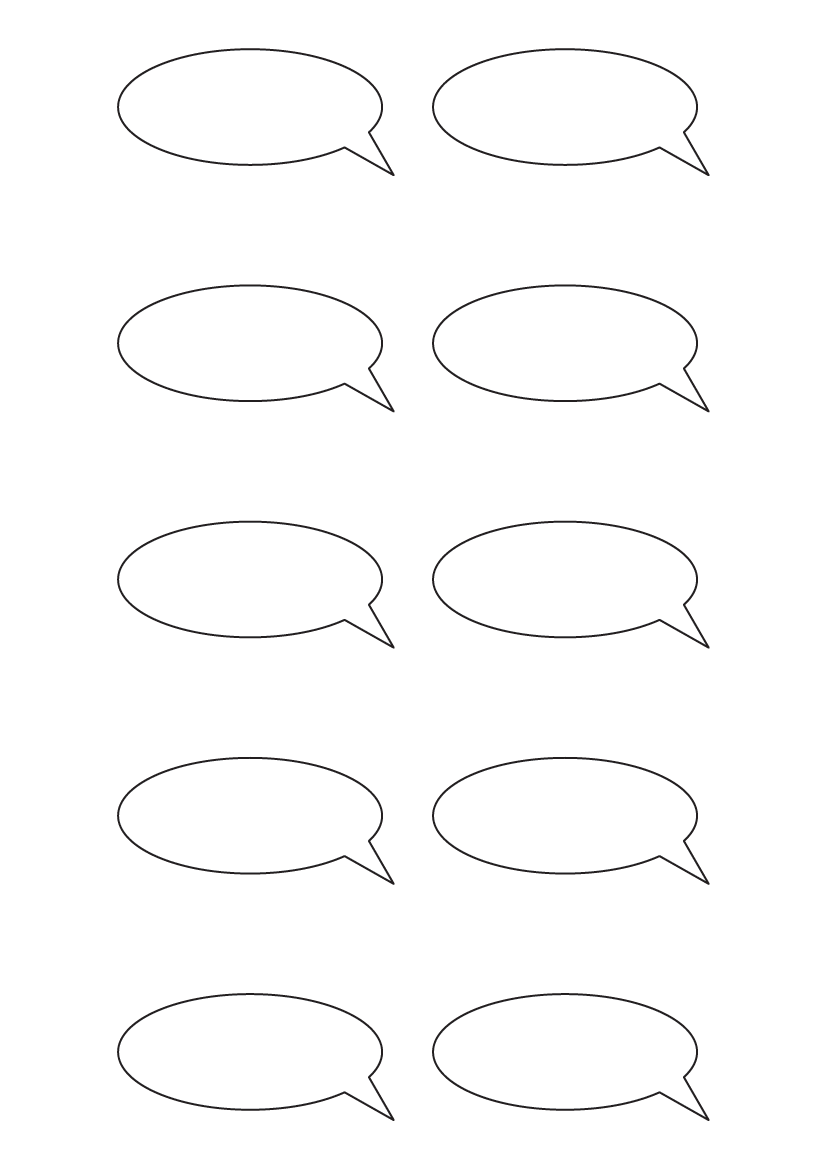 Speech Bubble labels 70mm x 32mm - Speciality Paper Labels Speech Bubble labels 70mm x 32mm - Speciality Paper Labels