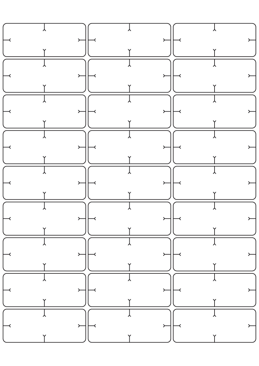 Tamperproof Security Rectangle Synthetic Labels 67mm x 27mm