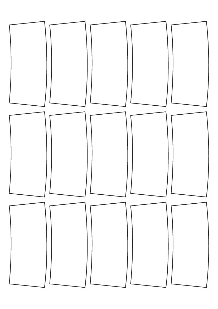 Bottle Labels 82mm x 34mm - Arch - White Paper Labels