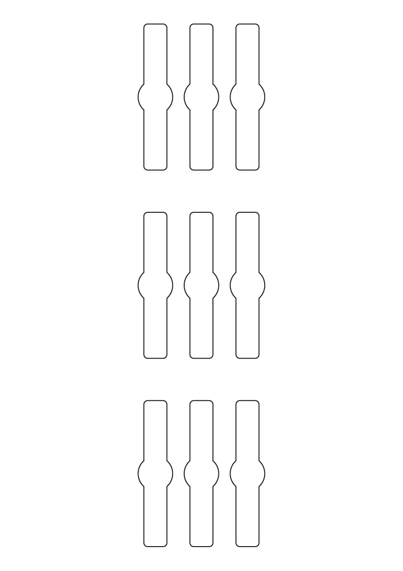 Bottle Labels 76mm x 18mm - Jar Seal - White Paper Labels