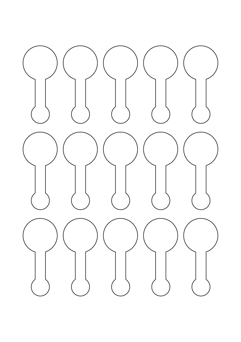 Bottle Labels 67.5mm x 30mm - Jar Seal - White Paper Labels