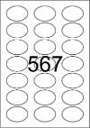 Custom Printed White Matt Paper Oval Labels - 50mm x 35mm Custom Printed White Matt Paper Oval Labels - 50mm x 35mm