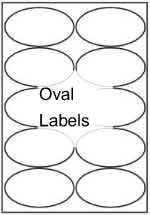 Oval Labels Oval Labels