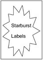 Starburst Labels Starburst Labels