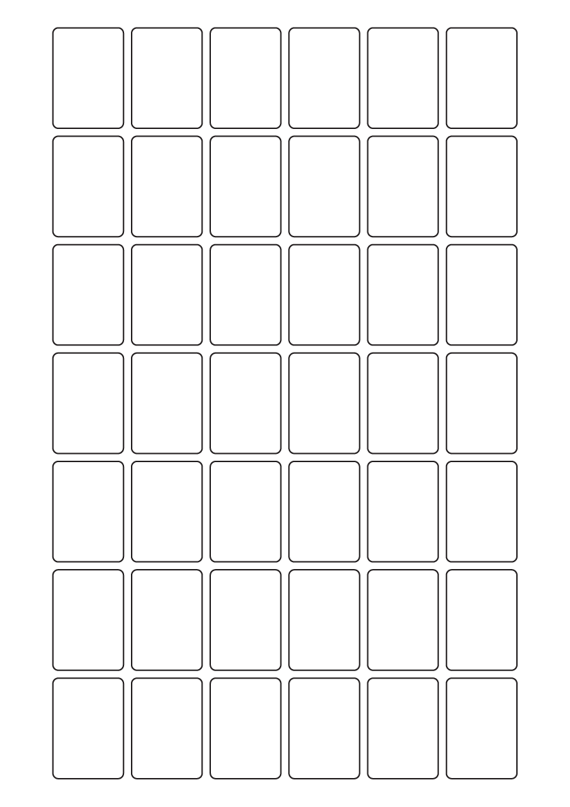 Rectangle Labels 26mm x 37mm - 10520 labels per roll