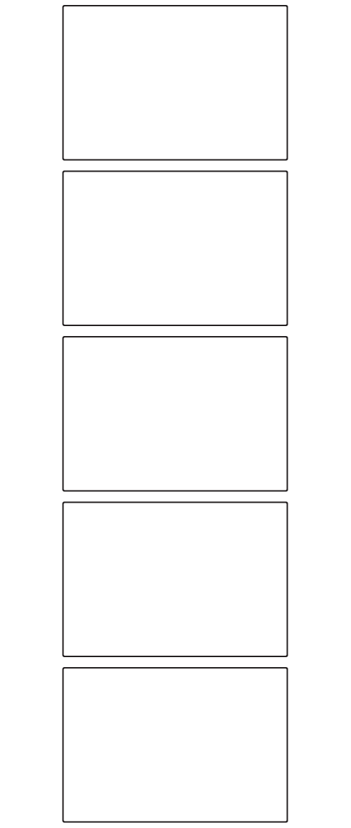 Rectangle Labels 80mm x 55mm - 1190 labels per roll