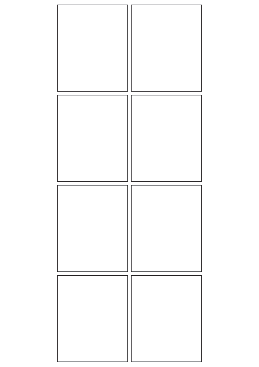 Rectangle Labels 57mm x 70.5mm - 1900 labels per roll