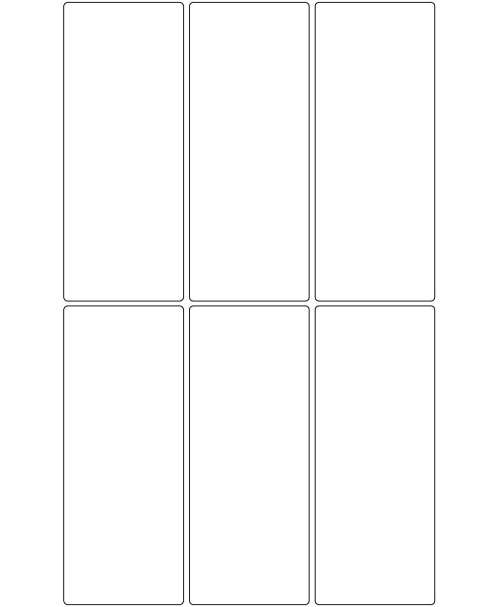 Rectangle Labels 60mm x 150mm - 1380 labels per roll