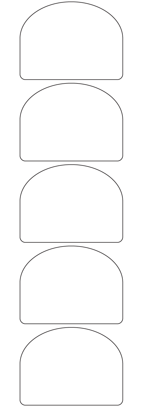 Bottle Labels 90.023mm x 68mm - 980 labels per roll Bottle Labels 90.023mm x 68mm - 980 labels per roll