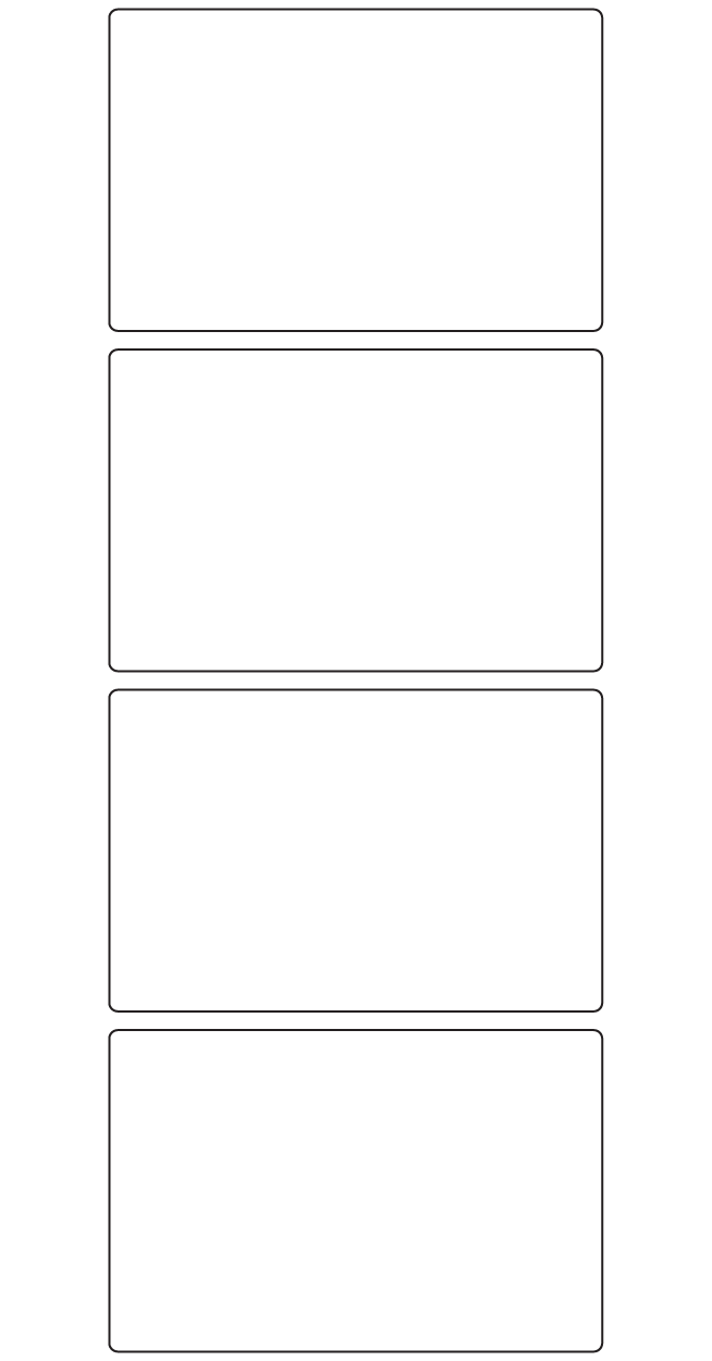 Rectangle Labels 115mm x 75mm - 880 labels per roll