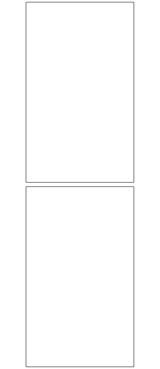 Rectangle Labels 112mm x 186mm - 370 labels per roll