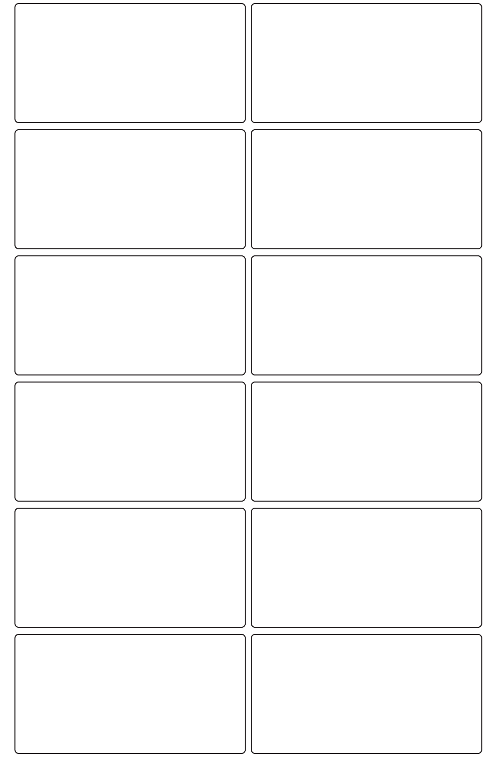 Rectangle Labels 116mm x 60mm - 2200 labels per roll