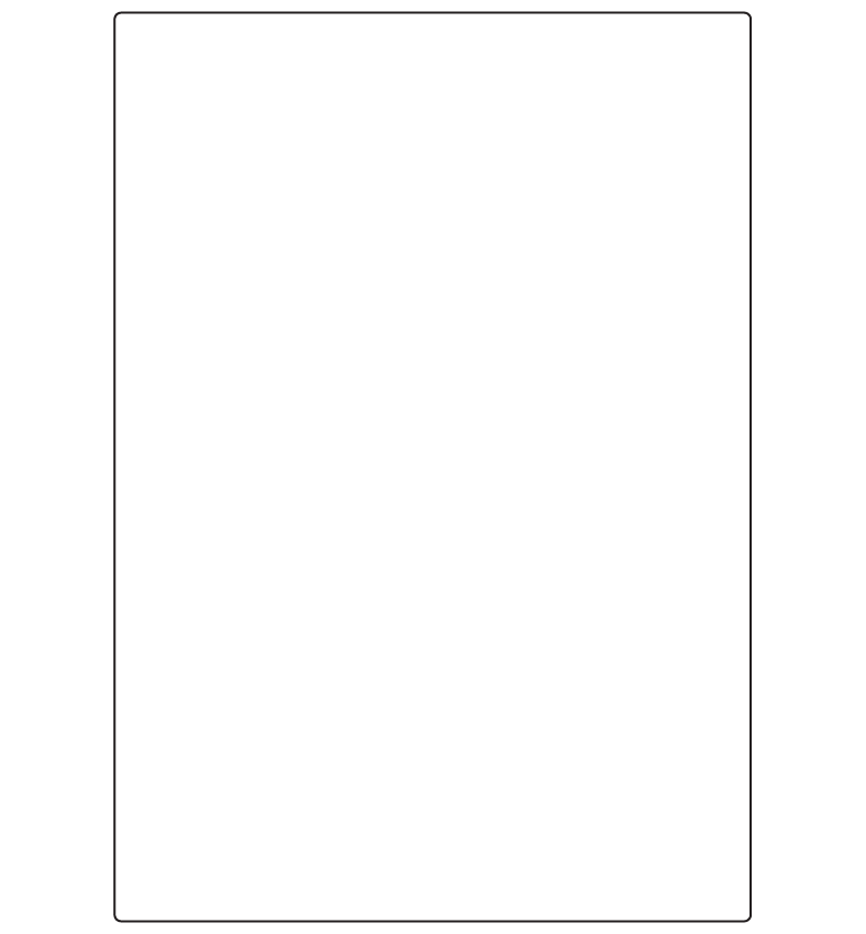 Rectangle Labels 147mm x 210mm - 320 labels per roll