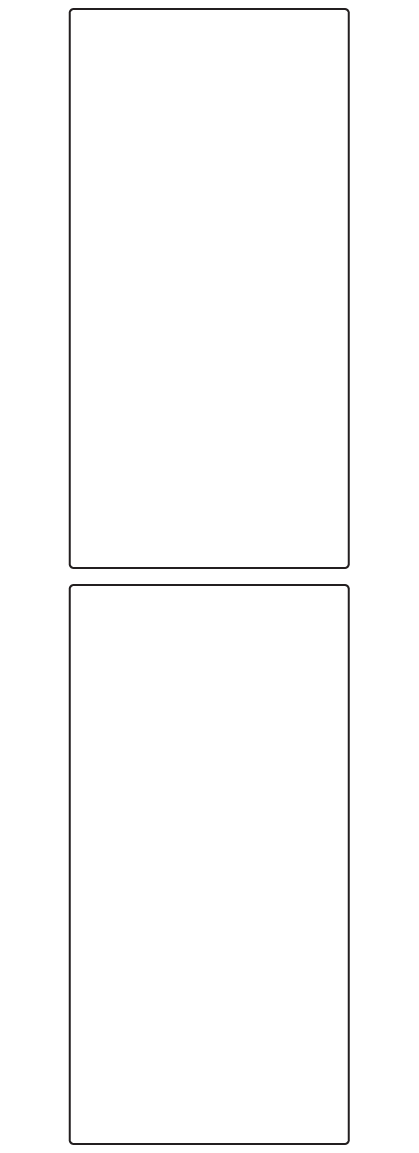 Rectangle Labels 80mm x 160mm - 420 labels per roll