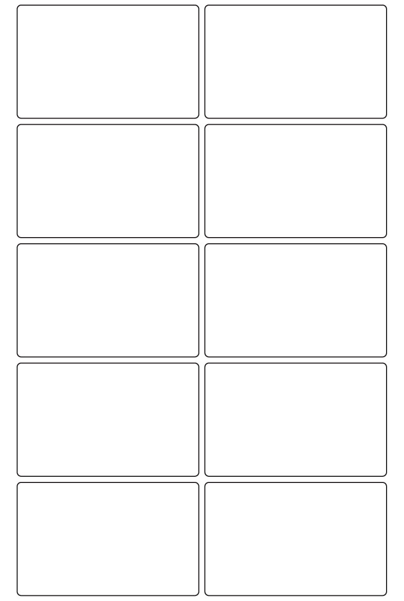 Rectangle Labels 90mm x 56mm - 2370 labels per roll