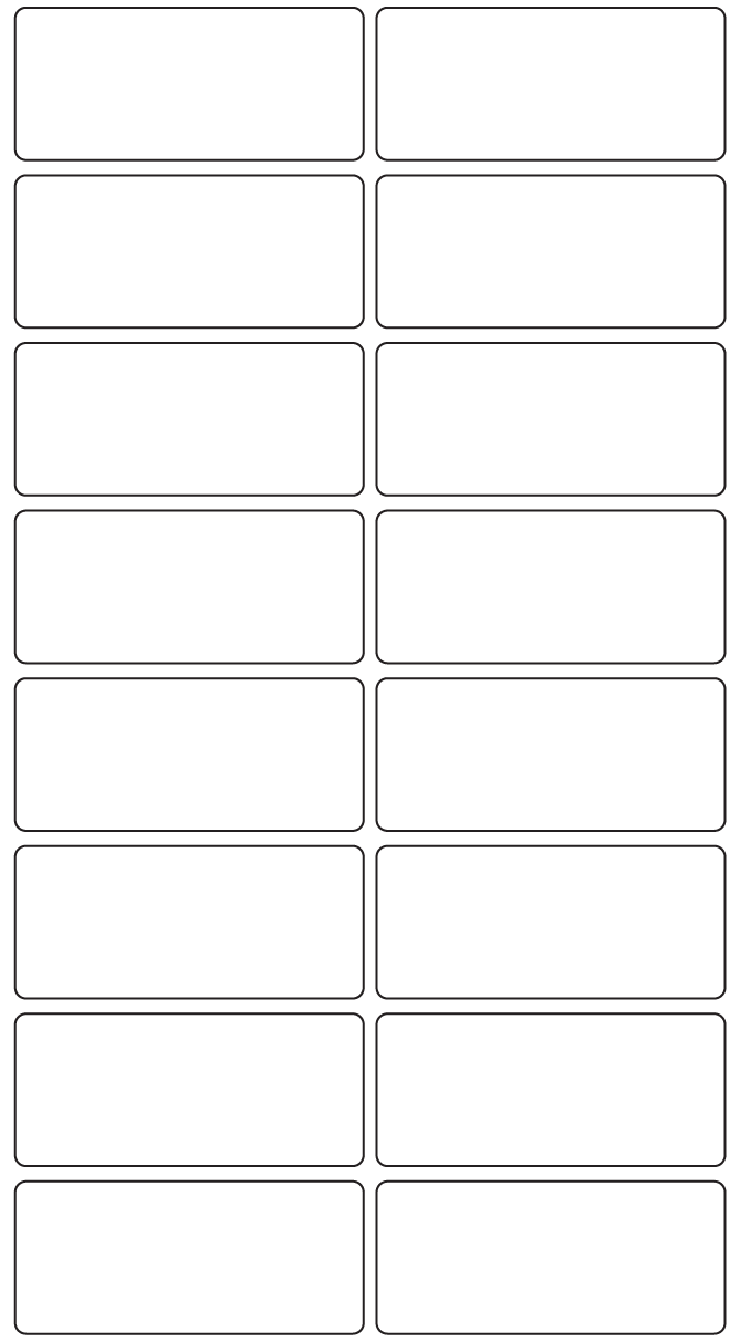 Rectangle Labels 80mm x 35mm - 3640 labels per roll