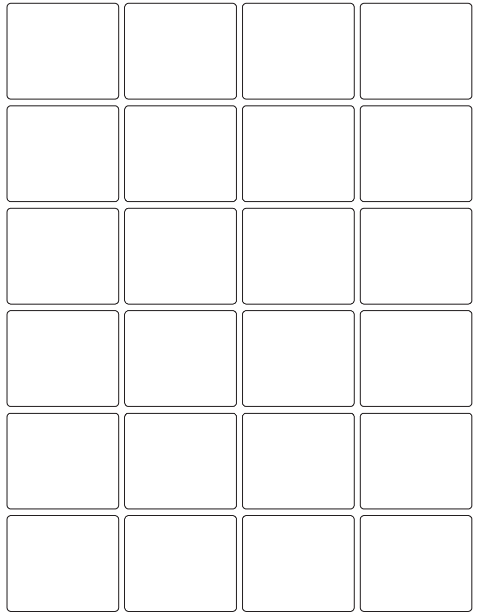 Rectangle Labels 56mm x 48mm - 5450 labels per roll