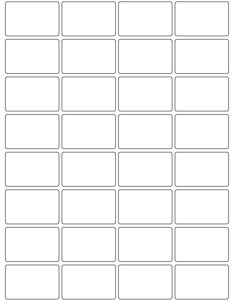 Rectangle Labels 55mm x 35mm - 7270 labels per roll