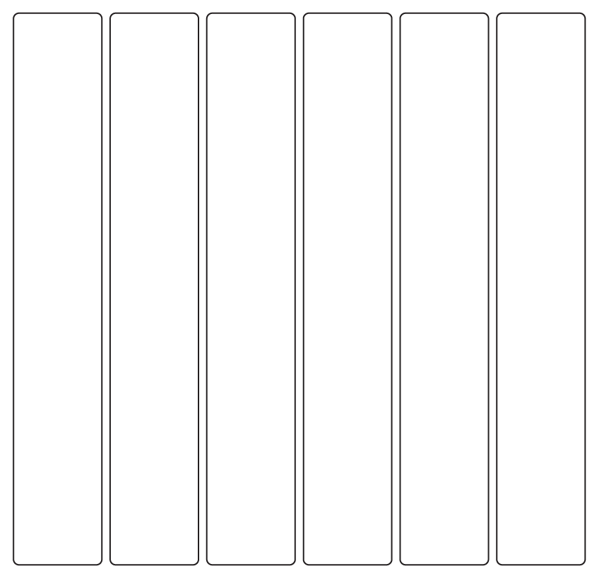 Rectangle Labels 32mm x 200mm - 2000 labels per roll