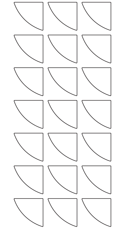 Shape Labels 29.056mm x 28.002mm - 6430 labels per roll Shape Labels 29.056mm x 28.002mm - 6430 labels per roll