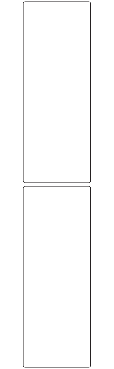 Rectangle Labels 71mm x 190mm - 360 labels per roll