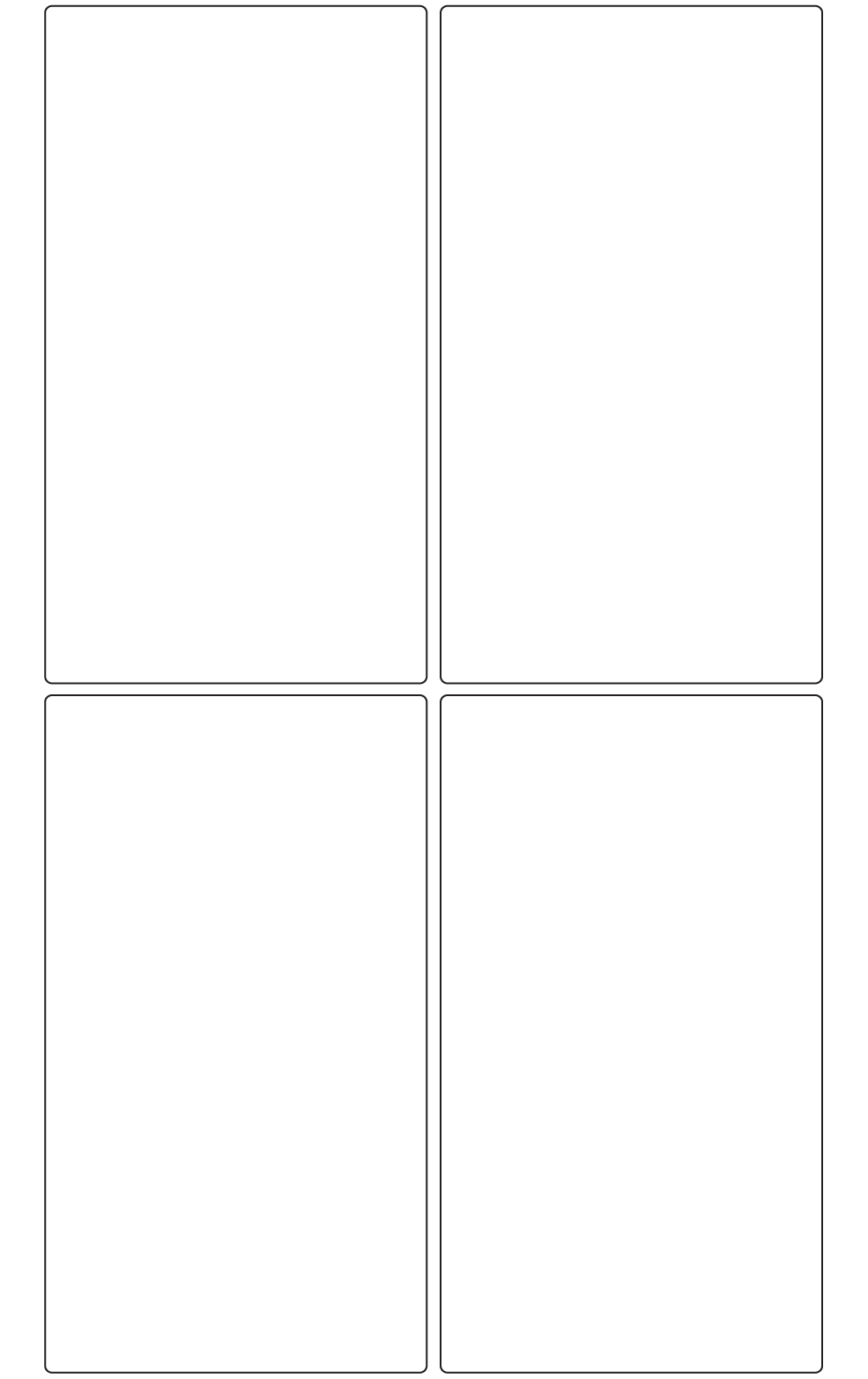 Rectangle Labels 110mm x 195mm - 710 labels per roll