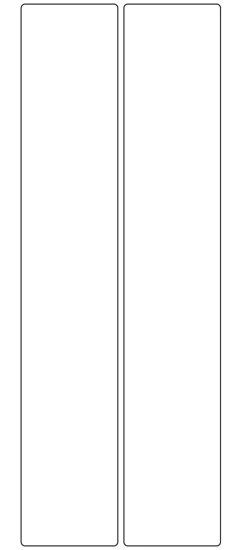 Rectangle Labels 48mm x 269mm - 510 labels per roll