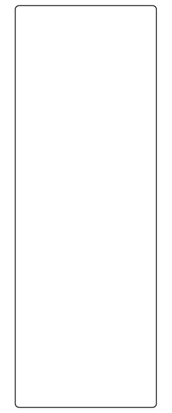 Rectangle Labels 74mm x 210mm - 320 labels per roll