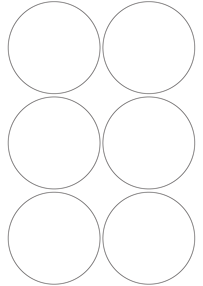 Circle Labels 95mm dia - 1420 labels per roll Circle Labels 95mm dia - 1420 labels per roll