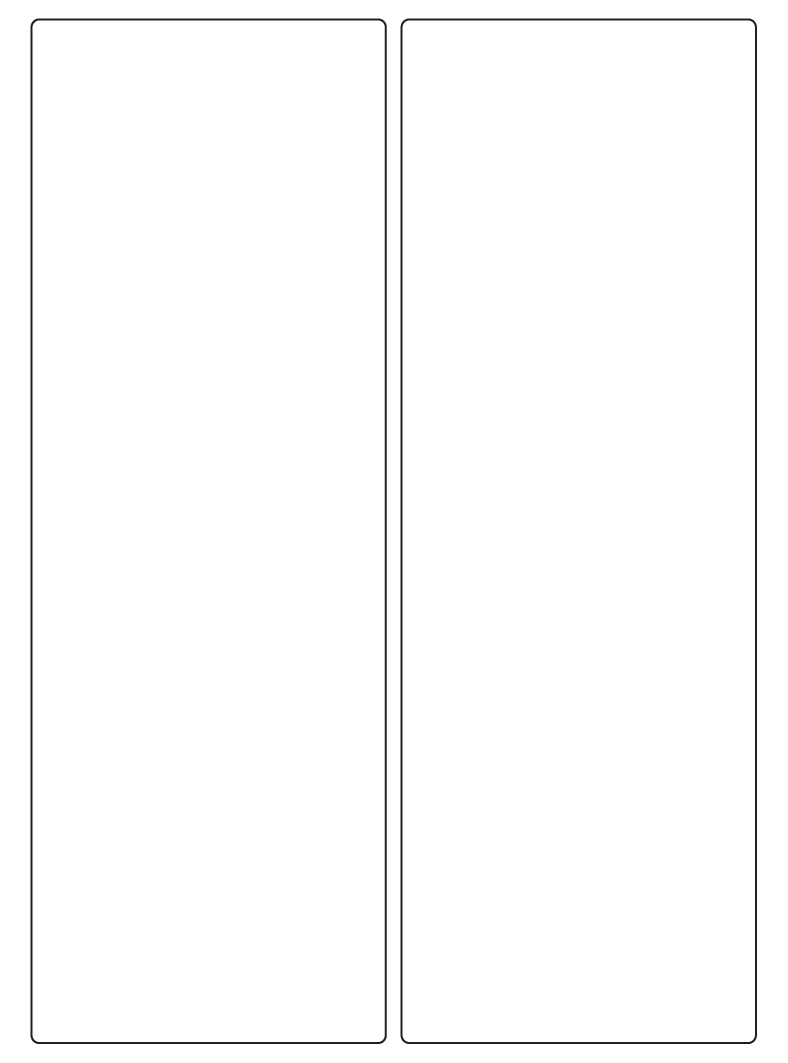 Rectangle Labels 90mm x 260mm - 520 labels per roll