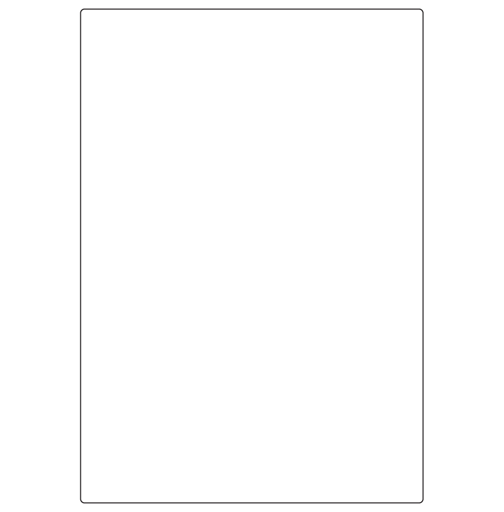 Rectangle Labels 170mm x 245mm - 280 labels per roll