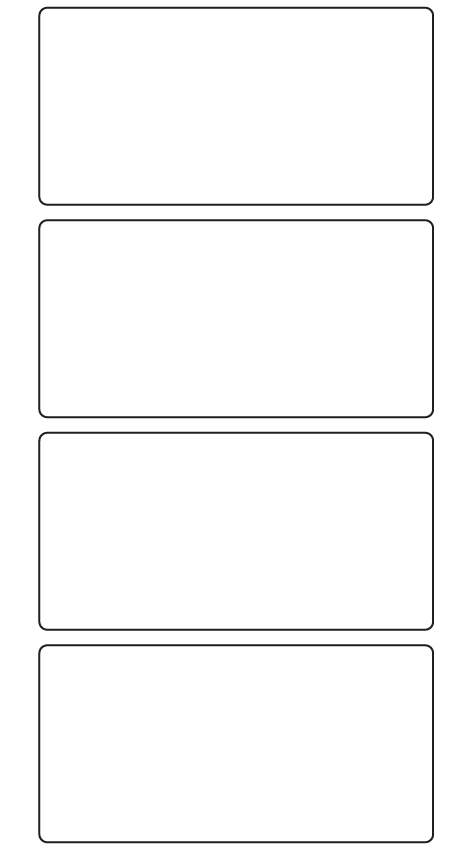 Rectangle Labels 100mm x 50mm - 2590 labels per roll