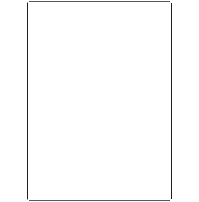 Rectangle Labels 145mm x 200mm - 340 labels per roll