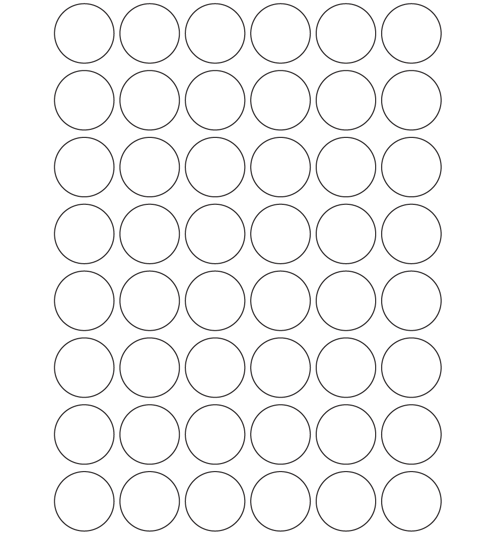 Circle Labels 30mm dia - 12450 labels per roll Circle Labels 30mm dia - 12450 labels per roll
