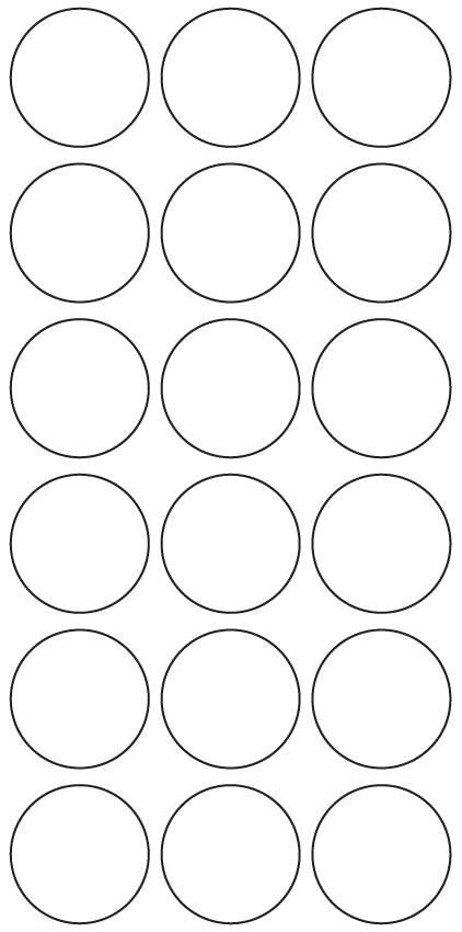 Circle Labels 32mm dia - 5840 labels per roll Circle Labels 32mm dia - 5840 labels per roll