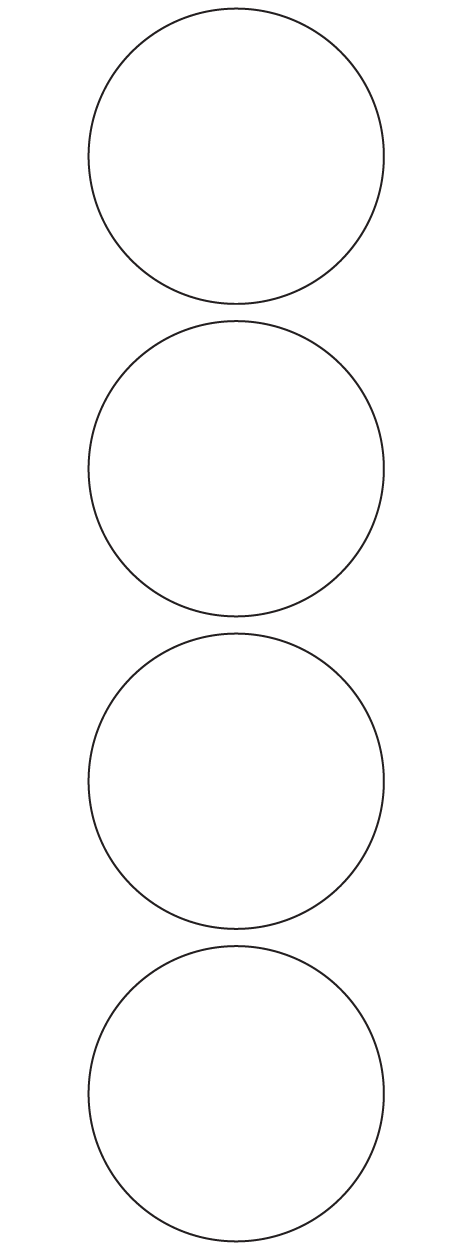 Circle Labels 75mm dia - 880 labels per roll Circle Labels 75mm dia - 880 labels per roll