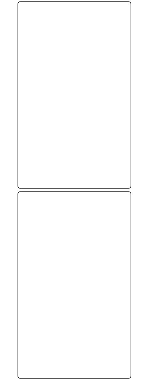 Rectangle Labels 95mm x 156mm - 440 labels per roll