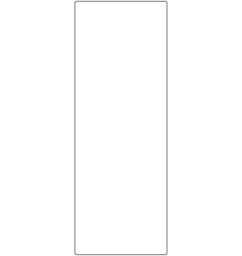 Rectangle Labels 80mm x 220mm - 310 labels per roll