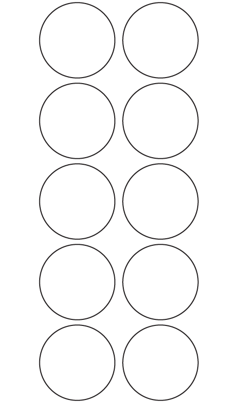 Circle Labels 38mm dia - 3440 labels per roll Circle Labels 38mm dia - 3440 labels per roll
